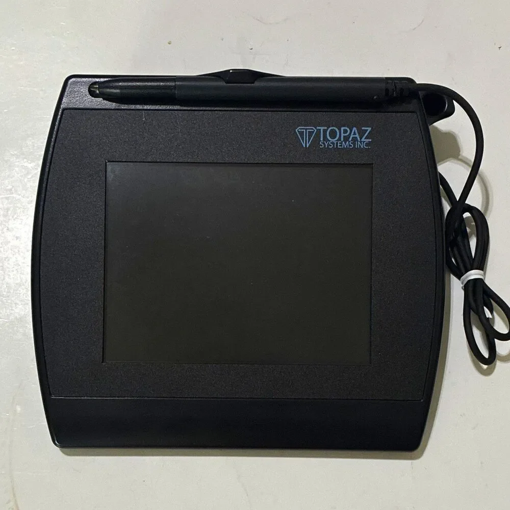 Topaz T-LBK766SE-BBSB-R SignatureGem LCD 4x5 USB Electronic Signature Pad